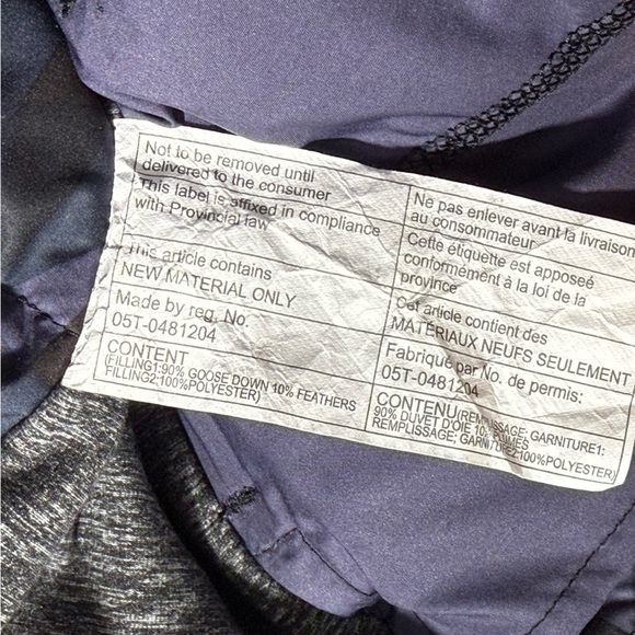 Lululemon Fluff Off Pullover Stained Glass Love Nightfall Black 6 Down Jacket - Picture 12 of 16